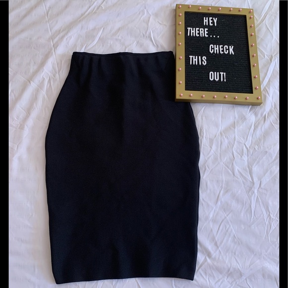 Shinestar Women’s  Black Pencil Skirt - Picture 1 of 6